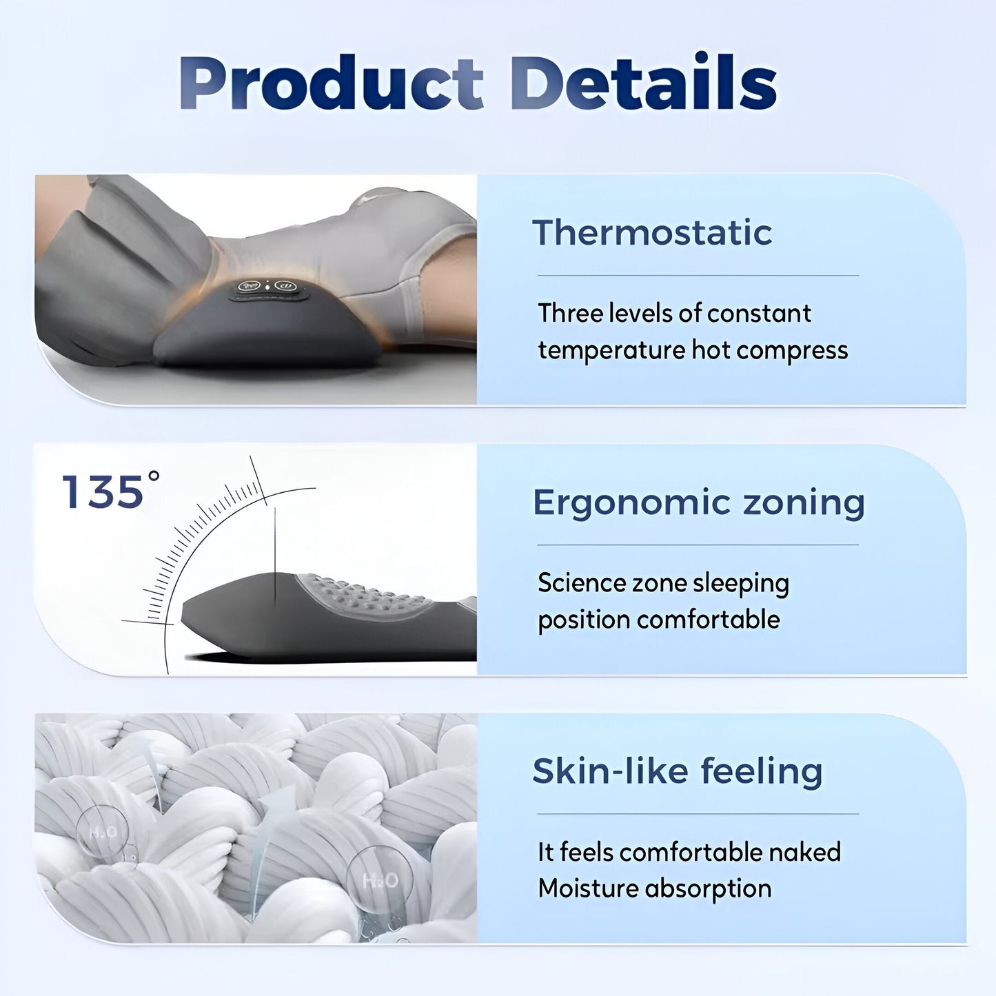 Evirosa™ TripleCare 3-in-1 Back Massager